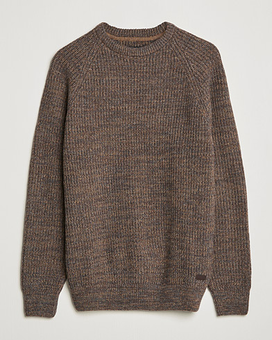 Mies | Barbour | Barbour Lifestyle | Horseford Knitted Crewneck Sandstone