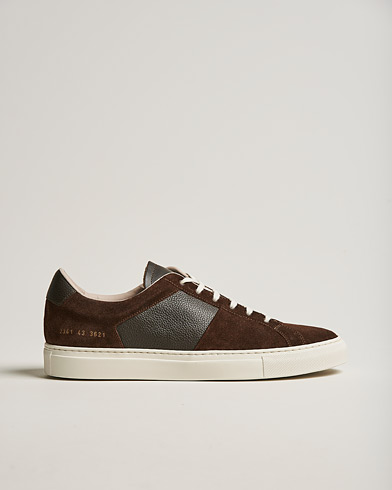 Mies |  | Common Projects | Winter Achilles Suede Nappa Sneaker Brown