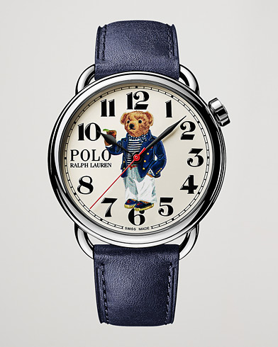 Mies | Fine watches | Polo Ralph Lauren | 42mm Automatic Riviera Bear White Dial 
