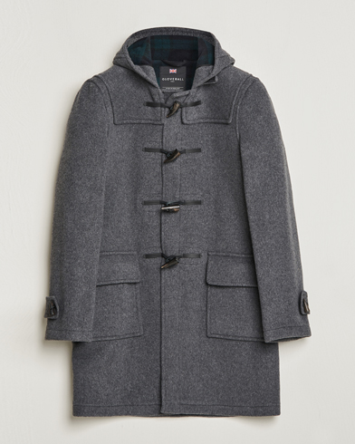 Mies | Gloverall | Gloverall | Morris Duffle Coat Grey/Blackwatch
