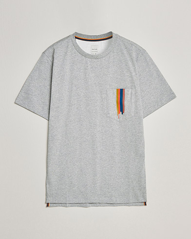 Mies | T-paidat | Paul Smith | Artist Stripe T-shirt Grey