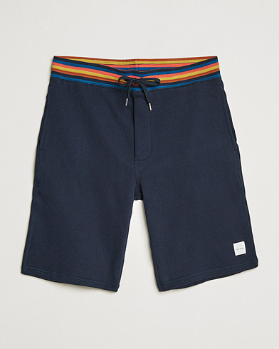 Mies |  | Paul Smith | Birght Stripe Sweat Shorts Navy