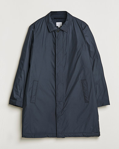 Mies | Takit | Sunspel | Recycled Polyester Padded Coat Navy