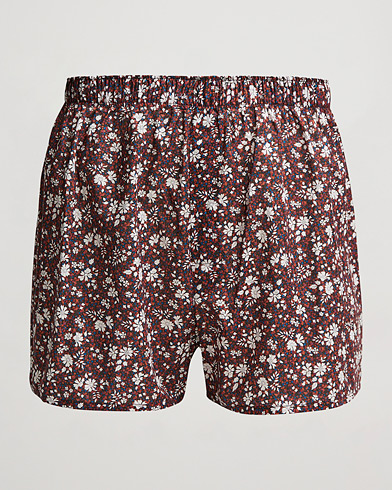 Mies |  | Sunspel | Liberty Printed Cotton Boxer Shorts Red