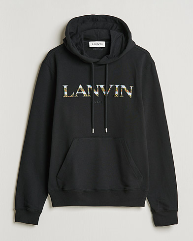 Mies | Lanvin | Lanvin | Curb Logo Hoodie Black