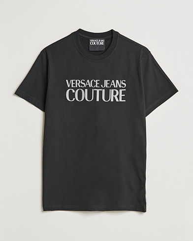 Mies | Versace Jeans Couture | Versace Jeans Couture | Logo T-Shirt Black/Silver