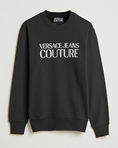 Mies | Puserot | Versace Jeans Couture | Logo Sweatshirt Black/Silver