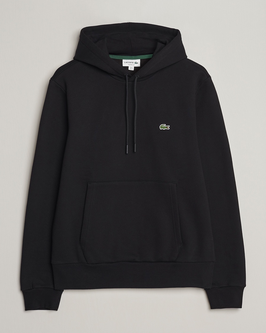 Lacoste Hoodie Black – Musta