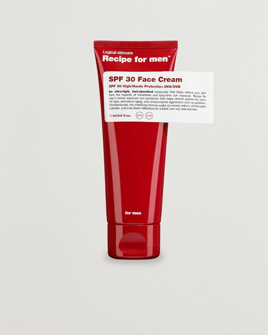 Recipe for men SPF 30 Face Cream 75ml