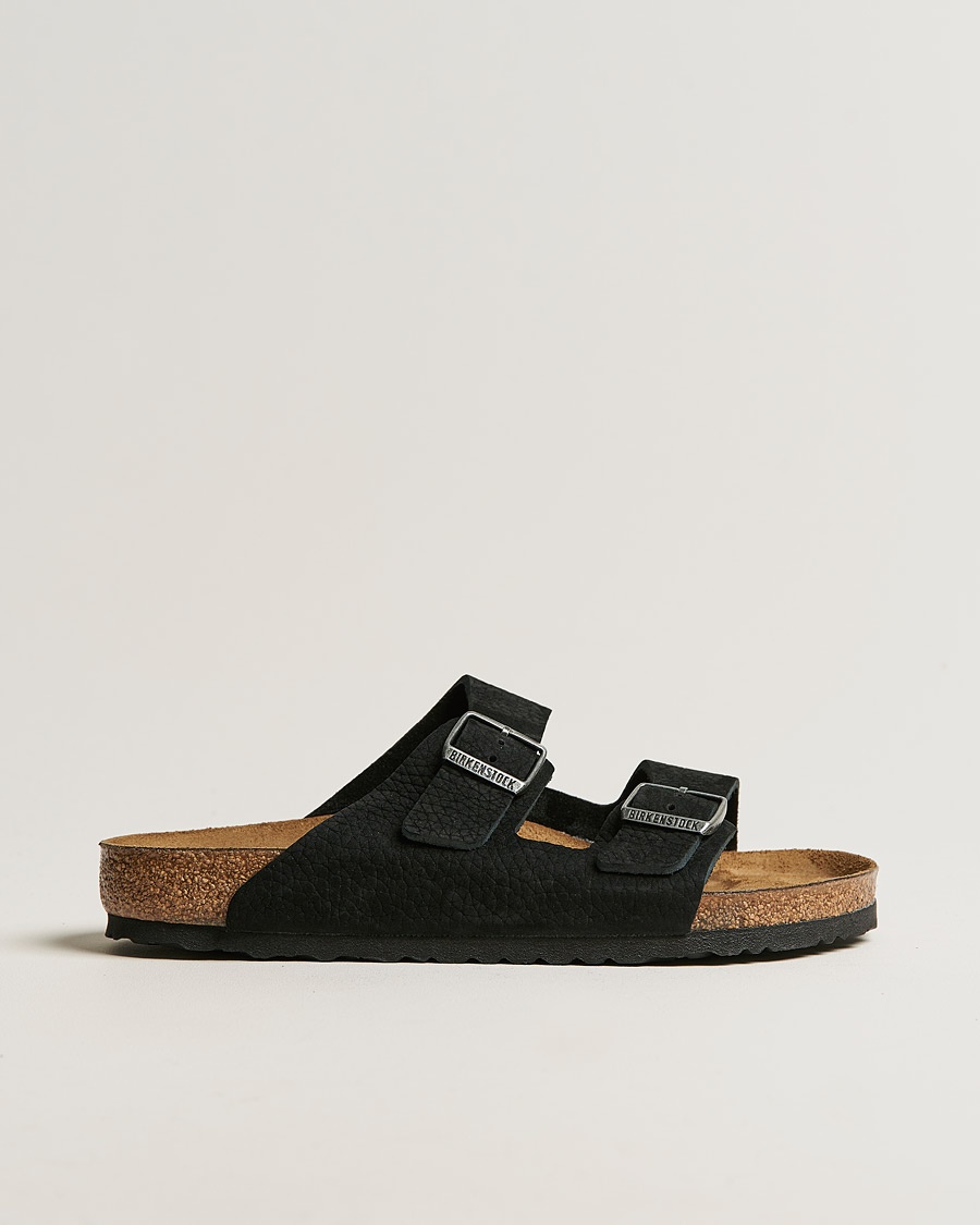BIRKENSTOCK Arizona Classic Footbed Desert Black Nubuck – Musta