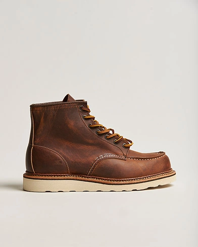 Mies | Nauhalliset varsikengät | Red Wing Shoes | Moc Toe Boot Cooper Rough/Tough Leather