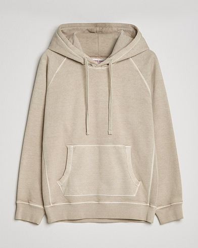 Mies | Puserot | Orlebar Brown | Francis Garment Dyed Cotton Hood Parched Green