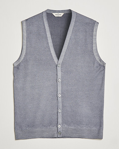 Mies |  | Gran Sasso | Vintage Merino Fashion Fit Slipover Light Grey