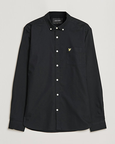 Mies | Oxford-paidat | Lyle & Scott | Lightweight Oxford Shirt Black