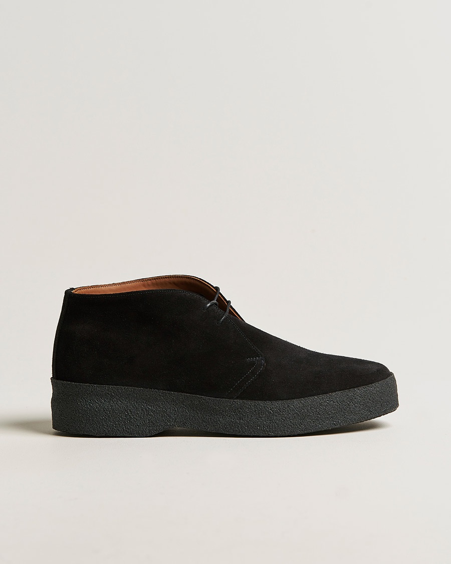 Sanders Sam Chukka Boot Black Suede – Musta