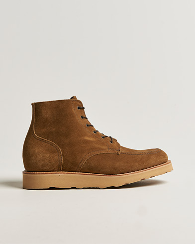 Mies |  | Sanders | Wilson Unlined Apron Boot Tobacco Suede