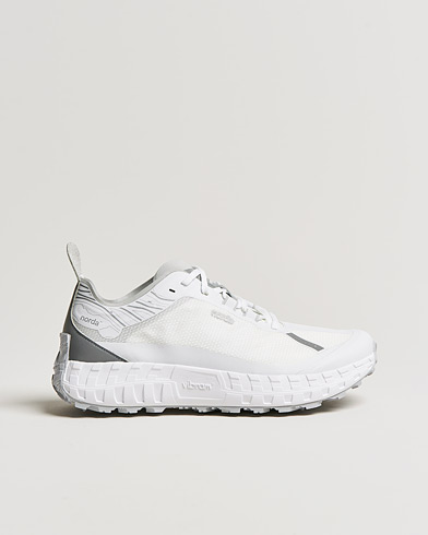 Mies | Valkoiset tennarit | Norda | 001 Running Sneakers White/Gray