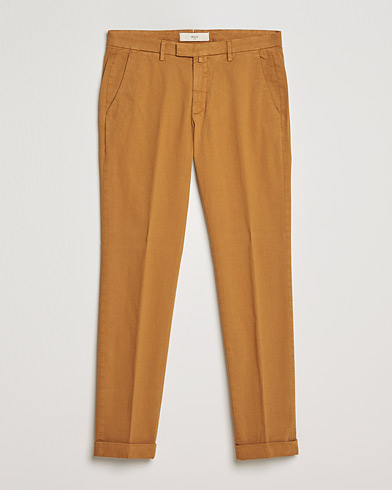 Mies | Chinot | Briglia 1949 | Slim Fit Cotton Stretch Chino Golden Brown