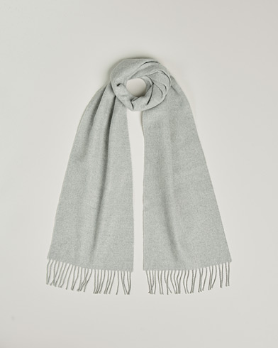 Mies | Kaulaliinat | Begg & Co | Vier Lambswool/Cashmere Solid Scarf Silver