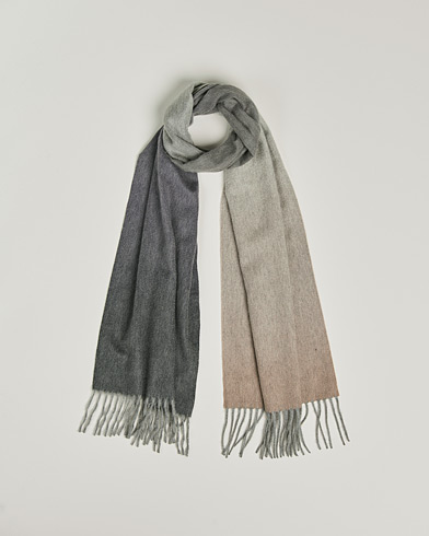 Mies | Kaulaliinat | Begg & Co | Nuance Ombre Cashmere Scarf Marble Midnight