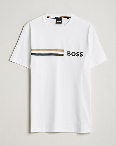 Mies | T-paidat | BOSS | Tessler Logo Crew Neck Tee White