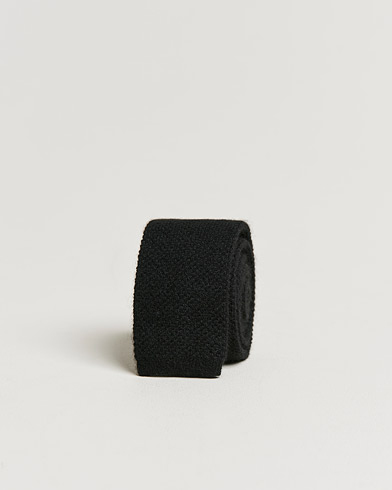 Mies | Solmiot | Beams F | Knitted Cashmere Tie Black