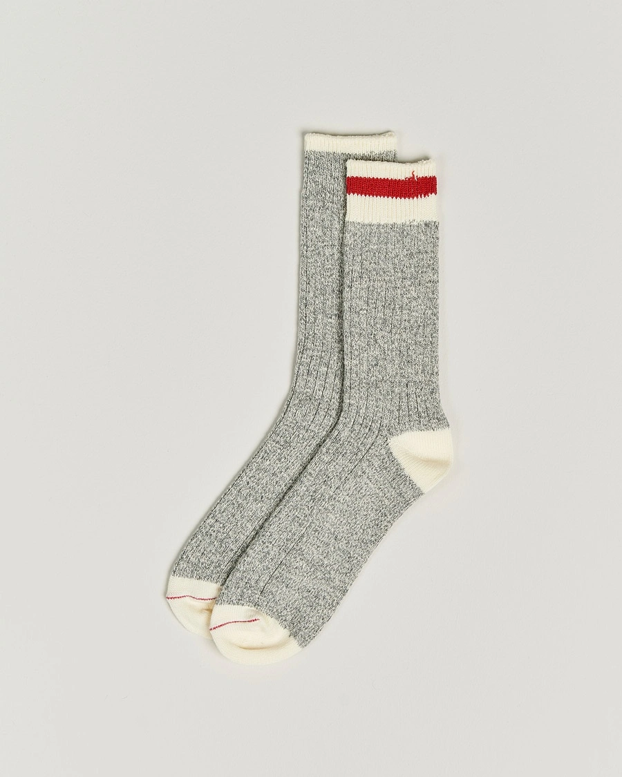 BEAMS PLUSRag SocksGrey/Red – Harmaa