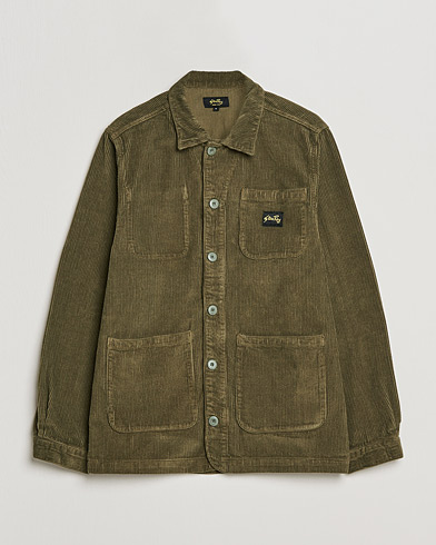 Mies |  | Stan Ray | Painters Cord Shirt Jacket Olive