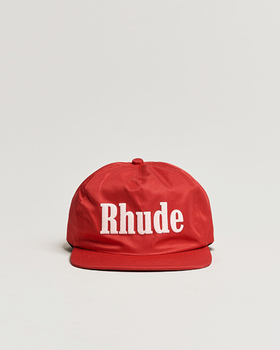 Mies |  | Rhude | Satin Logo Cap Red/White