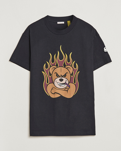 Mies | T-paidat | Moncler Genius | 8 Palm Angels Bear Motif T-Shirt Black