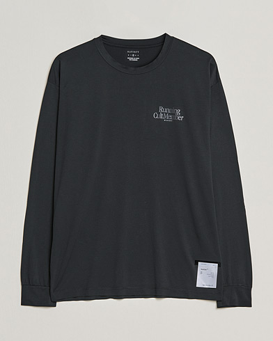 Mies |  | Satisfy | AuraLite Long Sleeve T-Shirt Black
