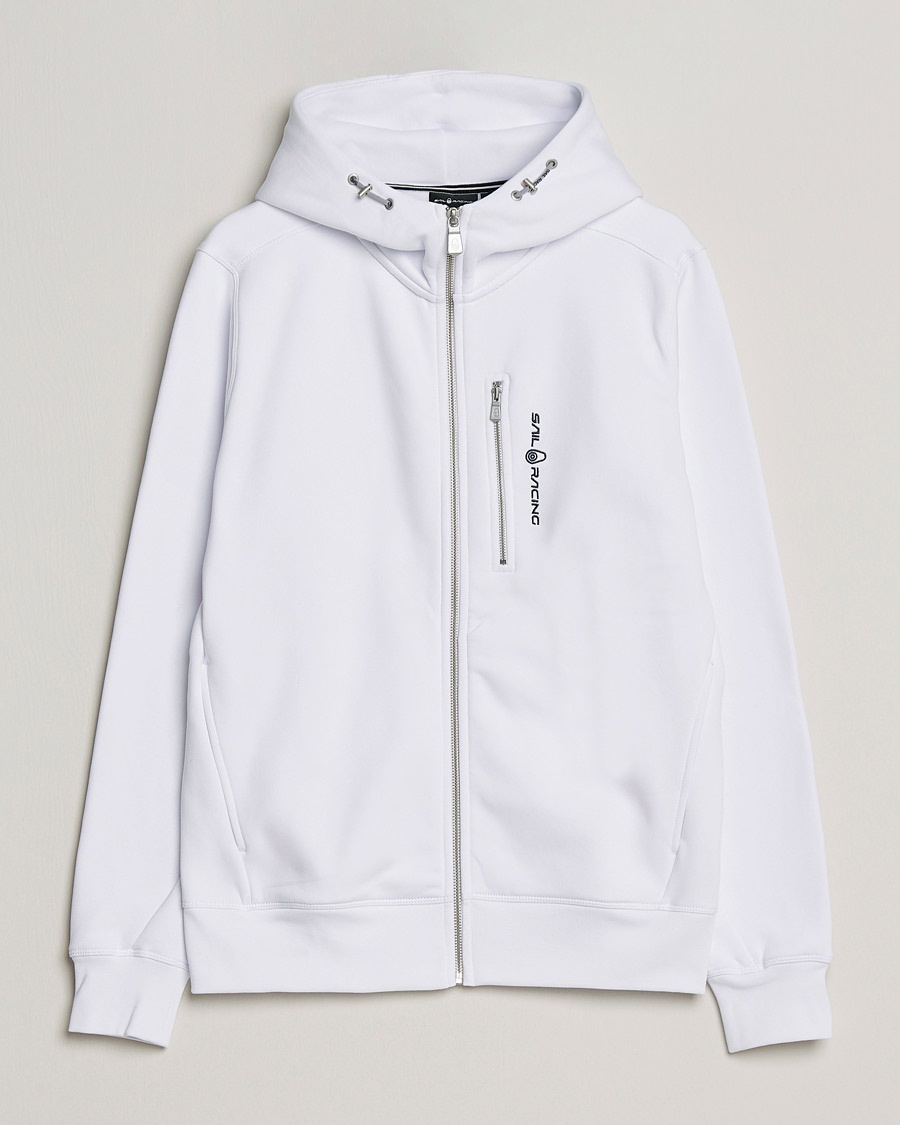 Sail Racing Bowman Full Zip Hoodie White – Valkoinen