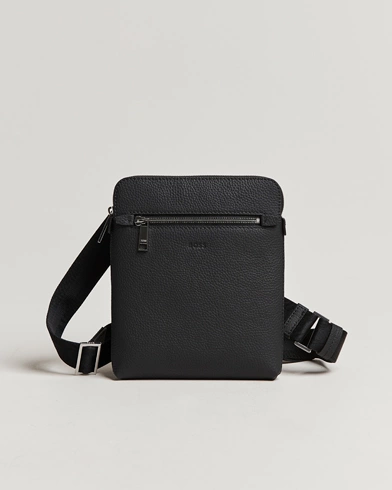 Mies | Laukut | BOSS | Crosstown Leather Bag Black