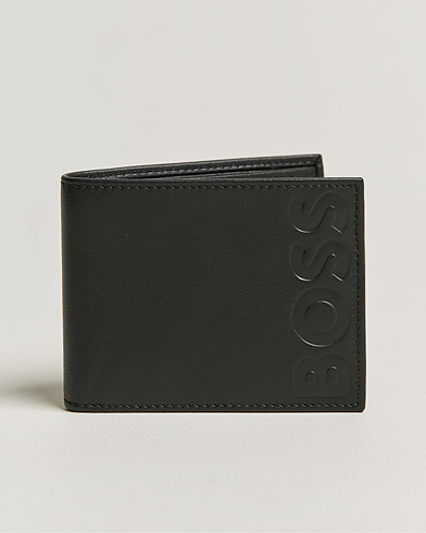 Mies | Lompakot | BOSS | Signature Leather Wallet Black