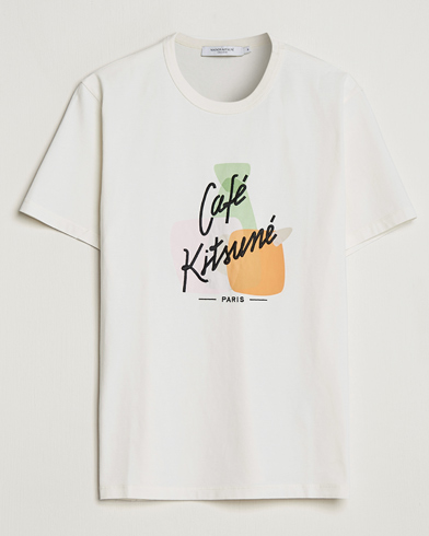Mies |  | Café Kitsuné | Crew T-Shirt Coconut Milk