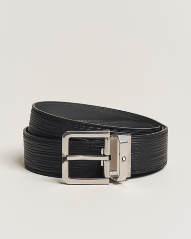Mies | Sileät vyöt | Montblanc | 35mm Leather Belt Black