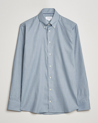 Mies |  | Eton | Wrinkle Free Button Down Oxford Shirt Light Blue 