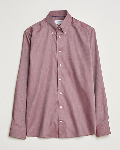 Mies | Eton | Eton | Wrinkle Free Button Down Oxford Shirt Red 