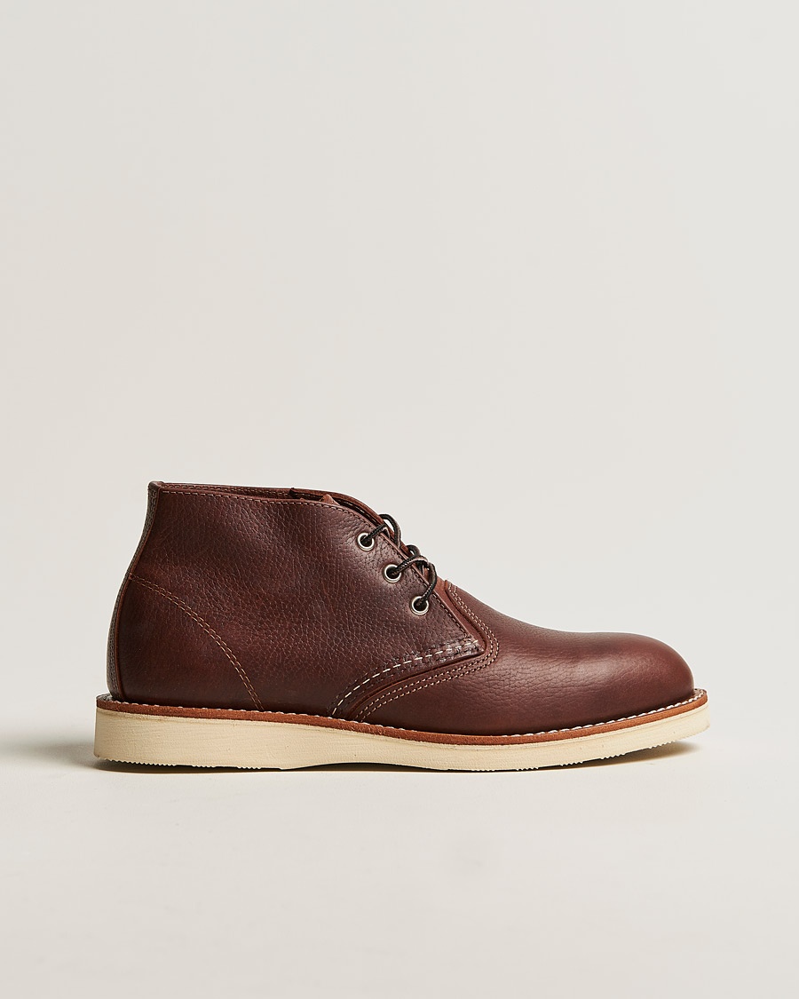 Red Wing Shoes Work Chukka Briar Oil Slick Leather – Ruskea