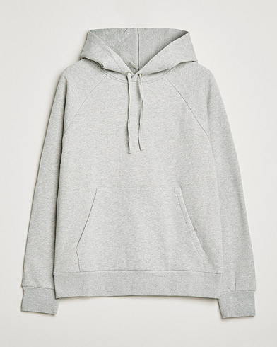 Mies | Puserot | A Day's March | Lafayette Organic Cotton Hoodie Grey Melange