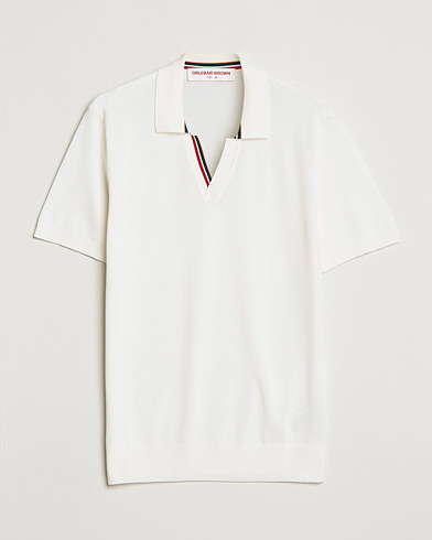Mies | Best of British | Orlebar Brown | Horton OB Tipping Organic Cotton Polo Cloud