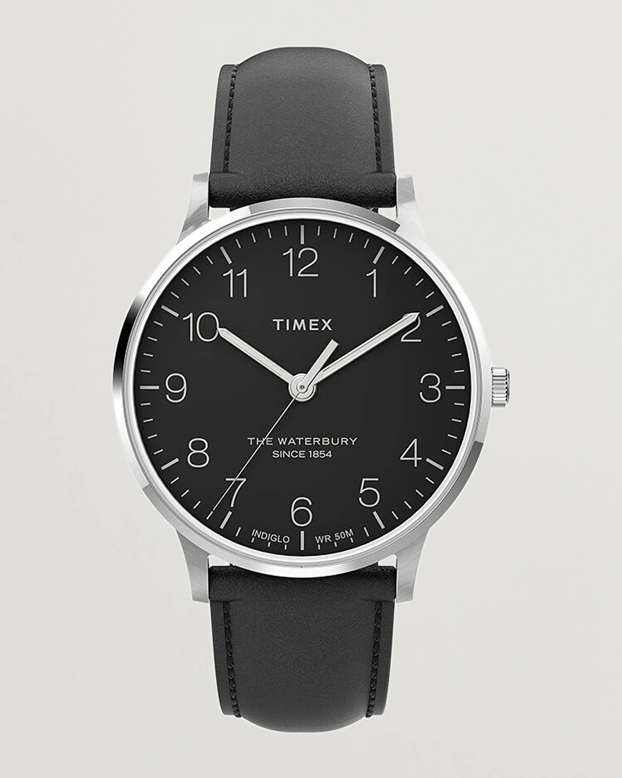 Timex Waterbury Classic 40mm Black Dial – Musta