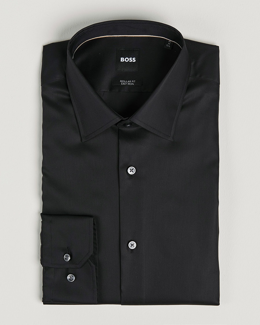 Joe Regular Fit Shirt Black – Musta