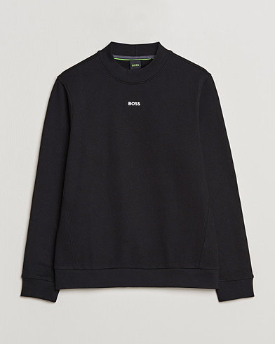 Mies | BOSS GREEN | BOSS GREEN | Salbock Center Logo Sweatshirt Black