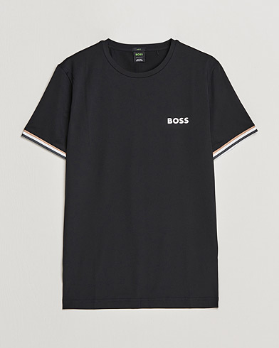 Mies | Active | BOSS Athleisure | Performance MB Crew Neck T-Shirt Black