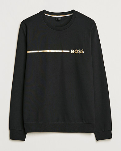 Mies | Collegepuserot | BOSS | Tracksuit Sweatshirt Black/Gold