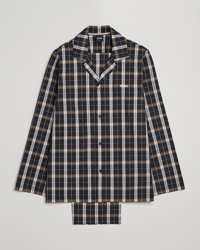 Mies |  | BOSS | Urban Checked Pyjama Set Black/Beige