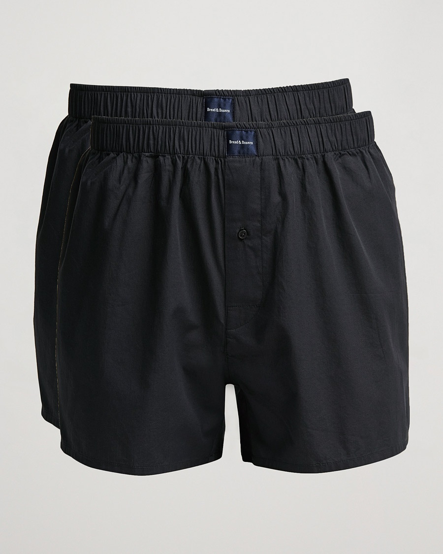 Bread & Boxers 2-Pack Boxer Shorts Dark Navy – Sininen