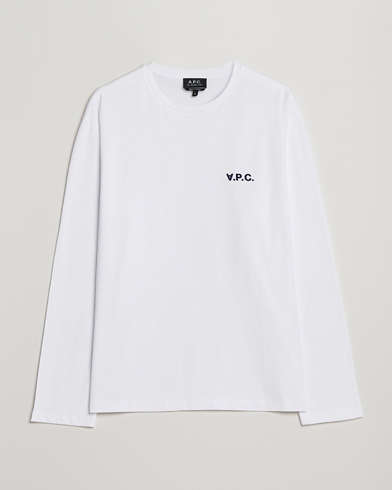 Mies | Pitkähihaiset t-paidat | A.P.C. | VPC Long Sleeve T-Shirt White