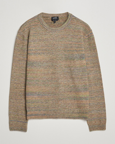 Mies | Puserot | A.P.C. | Degrade Sweater Light Khaki